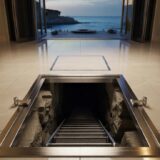 Een valluik in Epsteins huis leidde naar zee, en roept vragen op over de reden achter deze geheime doorgang